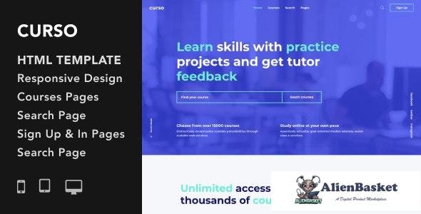 18710 Curso v1.0 - Courses and LMS HTML5 Responsive Template 