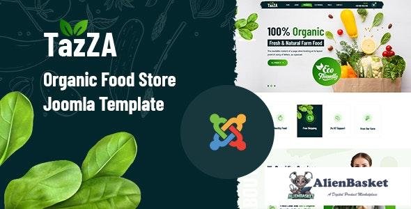 24630 TazZA v1.0 - Organic Food Store Joomla Template 