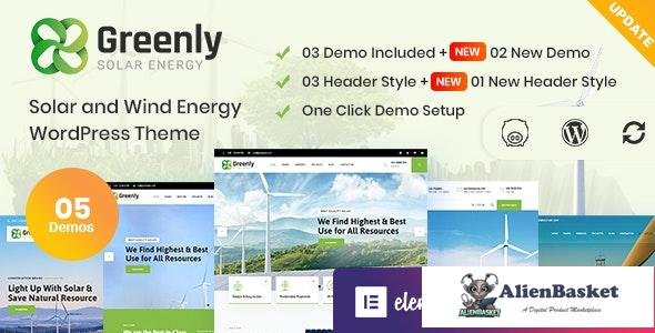 32966 Greenly v5.1 - Ecology & Solar Energy WordPress Theme 