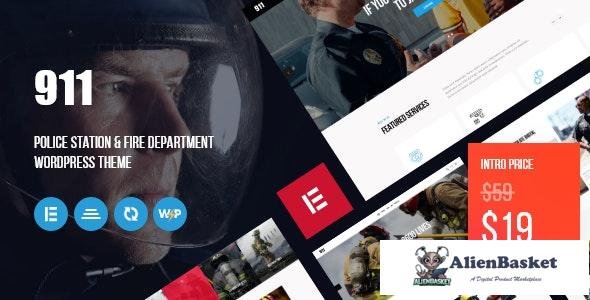 31601 911 v1.0 - Police Station & Fire Department WordPress Theme 