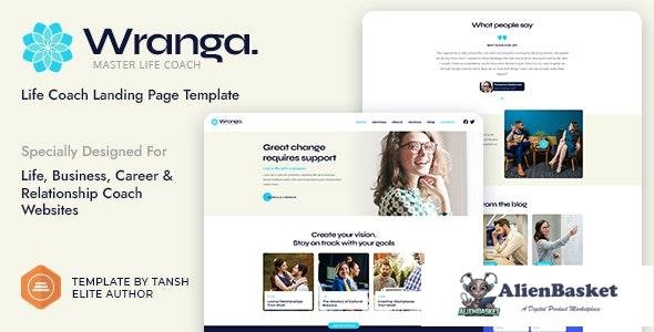 24462 Wranga v1.0 - Life, Business & Career Coach Feminine HTML Landing Page Template 