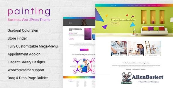 10560 Paint v1.5 - Painting Company WordPress Theme 