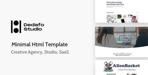 20815 Dedafo v1.0 - Corporate, SaaS, Technology HTML Minimal Template 