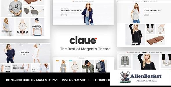 10414 Claue v1.6.4 - Clean, Minimal Magento 2 and 1 Theme 