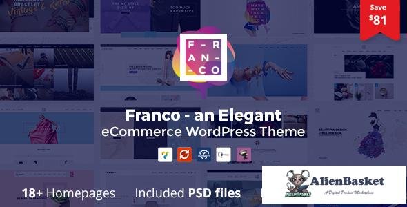 15458 Franco v1.3.2 - Elegant WooCommerce WordPress Theme 