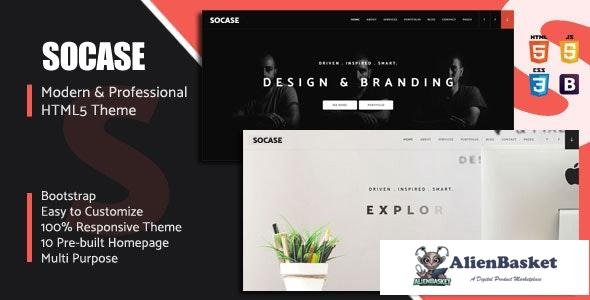 17944 Socase v1.0 - Multipurpose HTML5 Template 