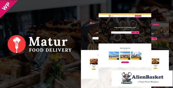 10455 Matur v1.3 - Food Delivery & Ordering WordPress Theme 