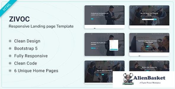 25817 Zivoc v1.0 - Bootstrap 5 Landing Page Template 