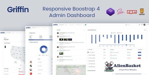 14112 Griffin v1.0 - Developer-friendly Bootstrap 4 Admin Dashboard & UI KIt 