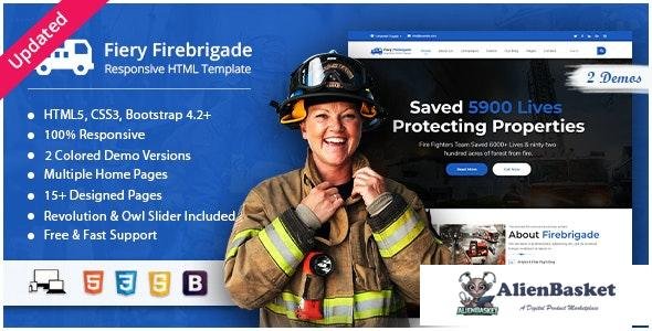 24701 Fiery v1.0 - Fire Brigade Responsive HTML Template 