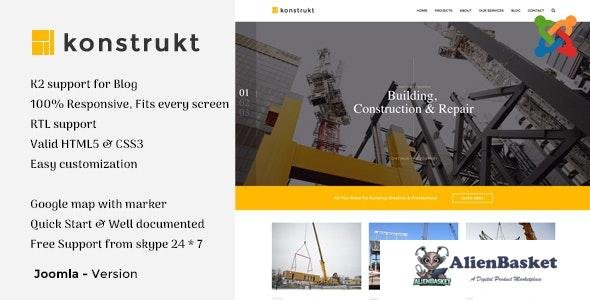 16482 Konstrukt v2.0 - Construction & Business Joomla Template 