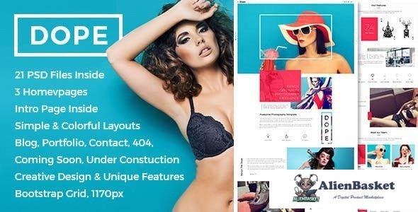 13882 Dope v1.0 - Creative Photography Portfolio HTML5 Template 