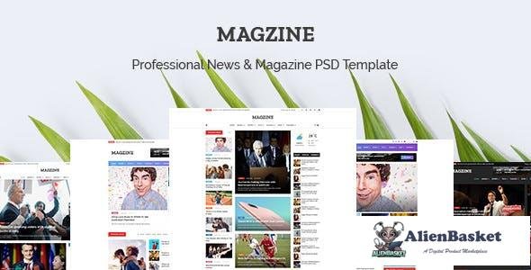 14140 MAGZINE v1.0 - News Magazine Newspaper PSD Templates 
