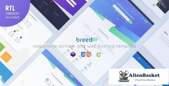 15692 Breed Hosting - WHMCS & HTML Web Hosting Template 