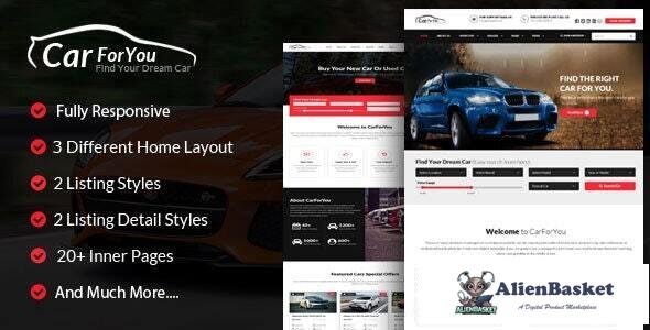 22554 CarForYou v1.0 - Responsive Car Dealer HTML5 Template 