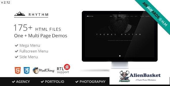 17023 Rhythm v2.12 - Multipurpose One/Multi Page Template 