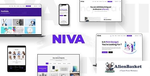 16456 Niva v1.2.2 - Creative Agency & Freelancer WordPress Theme 