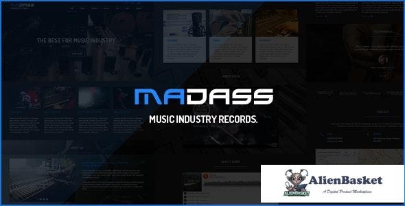 20909 Madass v1.0 - Music Industry HTML Template 