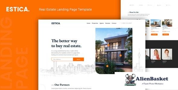 25064 Estica v1.0 - Real Estate Landing Page Template 