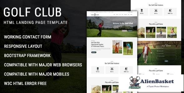 26923 Golf Club v1.0 - Multipurpose Responsive HTML Landing Page Template 