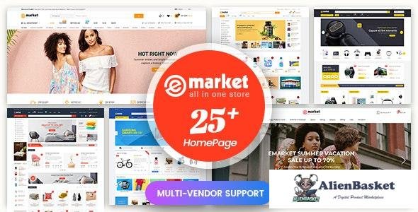 18255 eMarket v1.1.9 - Multi-purpose MarketPlace OpenCart 3 Theme (25+ Homepages & Mobile Layouts In