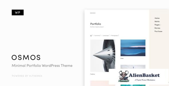 11560 Osmos v1.3.1 - Minimalist Portfolio WordPress Theme 