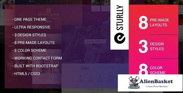 21549 Sturlly v1.6 - Responsive One Page Multipurpose Template 