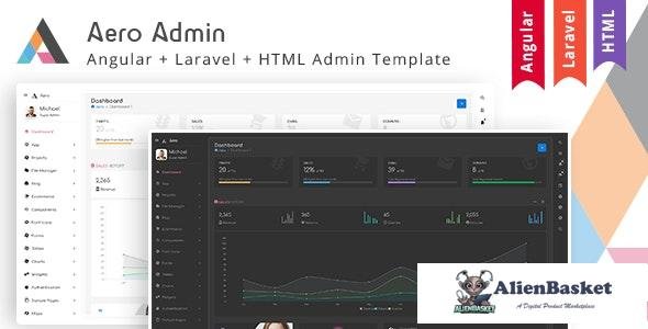 18994 Aero v1.5.0 - Bootstrap Admin Template with Laravel & Angular version 