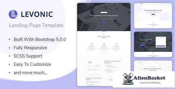 25791 Levonic v1.0 - Bootstrap 5 Landing Page Template 