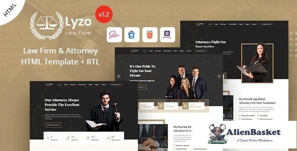 30390 Lyzo v1.2 - Law Firm & Attorney HTML Template 