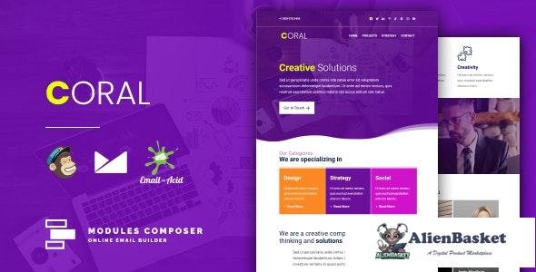 25792 Coral v1.0 - Responsive Email for Agencies, Startups & Creative Teams with Online Builder 