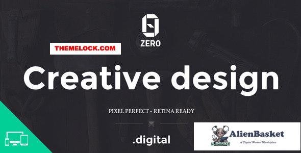 23511 ZER0 v1.0 - HTML5 Digital Creative Agency Template 