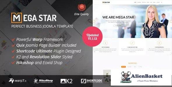 13492 Megastar v1.1.13 - Business Joomla Template 