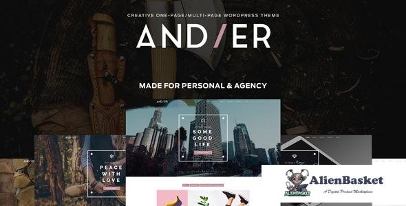 11796 Andier v1.2.1 - Responsive One & Multi Page Portfolio Theme 