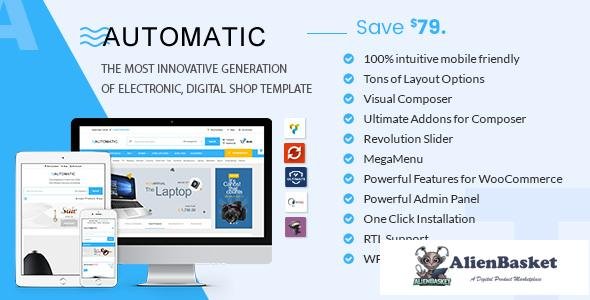 14762 Automatic v2.1 - WooCommerce Theme for Electronic 