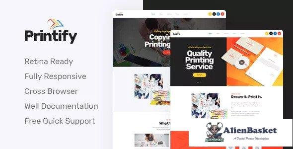 13542 Printify - Attention Grabbing Printing Company HTML Template 