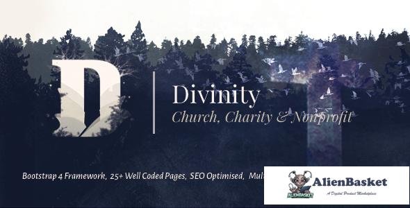 11757 Divinity - Church, Non Profit and Charity Events Bootstrap 4 HTML Template 
