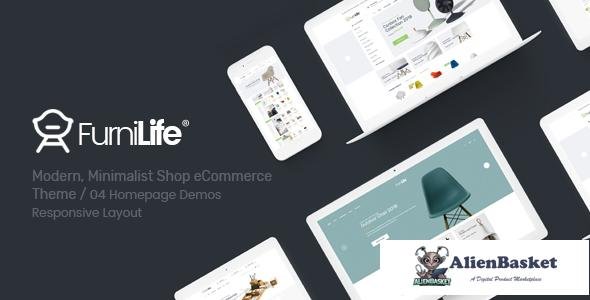 10514 Furnilife - Furniture, Decorations & Supplies Magento Theme 