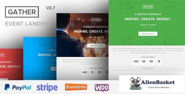 14799 Gather v2.7 - Event & Conference WP Landing Page Theme 