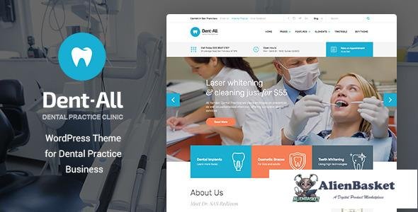 10866 Dent-All v1.9 - Dental Practice WordPress Theme 