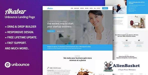 13483 Akabar - Multi-Purpose Template with Unbounce Page Builder 