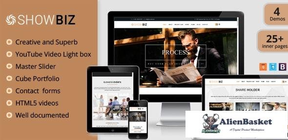 17486 Showbiz v1.0 - Multipages Business HTML Template 