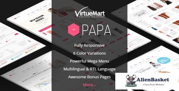 19849 Papa v3.9.6 - Responsive Multipurpose VirtueMart Template 