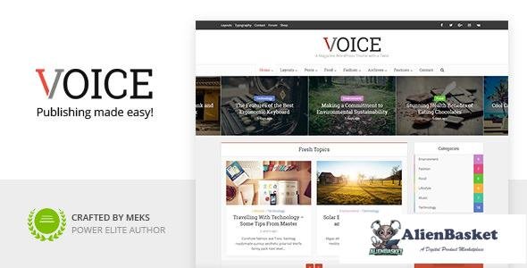 25364 Voice v2.9.8 - Clean News/Magazine WordPress Theme 