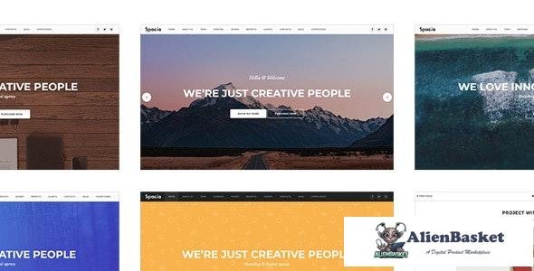 20771 Spacia v2.0 - One Page Parallax Theme 