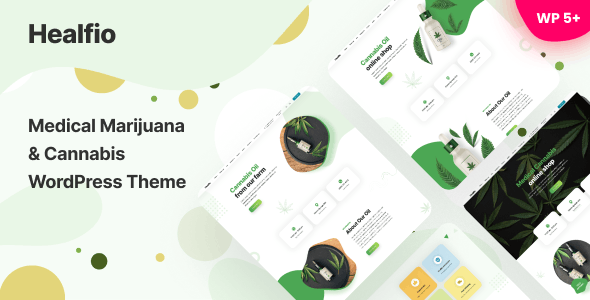 32042 Healfio v1.31 - Medical Marijuana & Coffeeshop WordPress Theme 