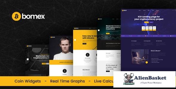 12687 Bomex - Cryptocurrency & Bitcoin HTML Template 
