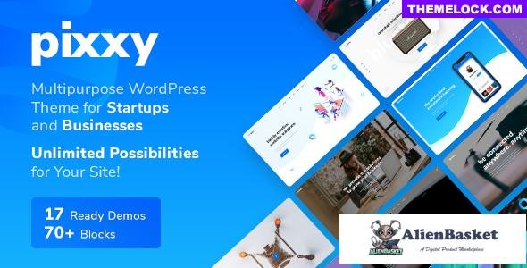 21191 Pixxy v1.1.2 - App, Software & SaaS Startup WordPress 