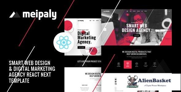 25304 Meipaly v1.0 - React Next Digital Services Agency Template 