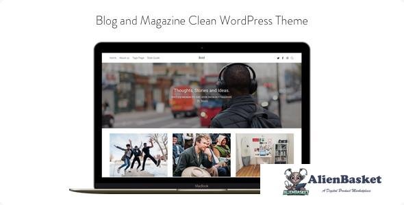 11052 Bold v1.0.3 - Blog and Magazine Clean WordPress Theme 